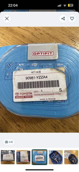 Kit Lâmpadas Toyota H4 B Novo