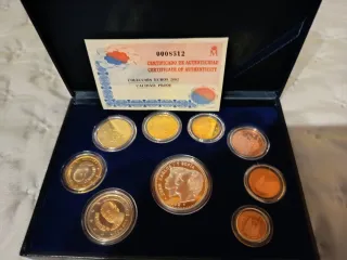 Astuccio Monete Euro 2002, Qualità Proof con