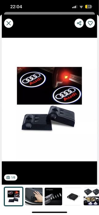 Kit Projetor LED Portas Audi