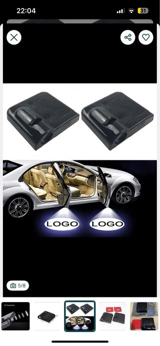 Kit Projetor LED Portas Audi