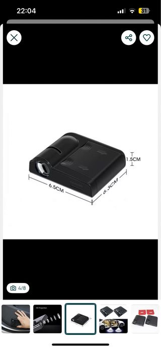 Kit Projetor LED Portas Audi