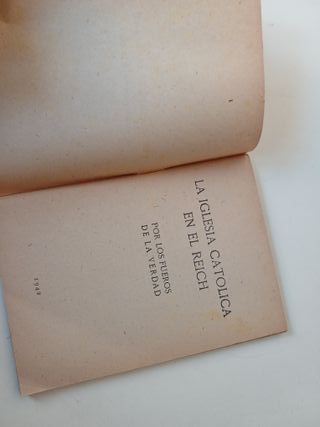 (1942) La Iglesia Católica y el Reich