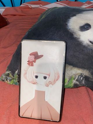 Cartera billetera con dibujo de chica