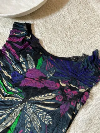 Camiseta sin mangas Desigual multicolor