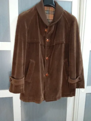 Cappotto vintage in lana marrone