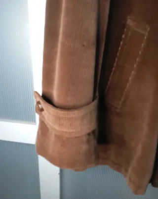 Cappotto vintage in lana marrone