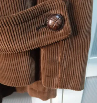 Cappotto vintage in lana marrone