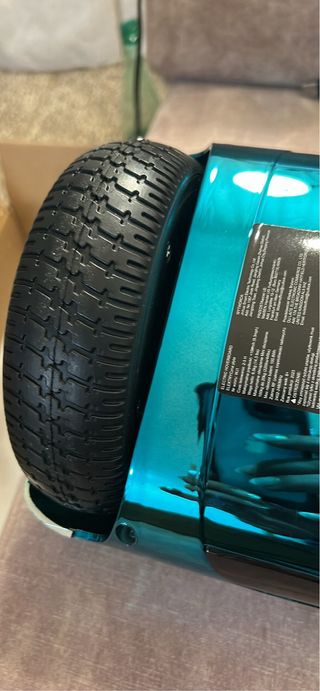 Hoverboard azul con luces LED