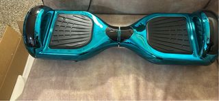 Hoverboard azul con luces LED