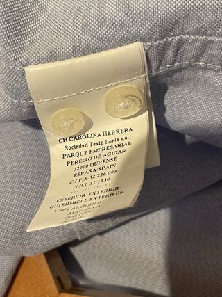 Camisa Carolina Herrera Mujer Azul