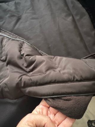 Plumas Zara Marrón Talla M