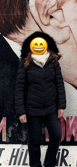 Plumas Zara Marrón Talla M