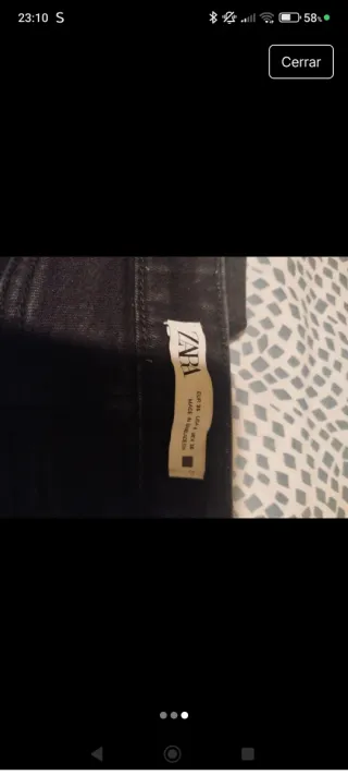 Vaqueros negros rectos campana