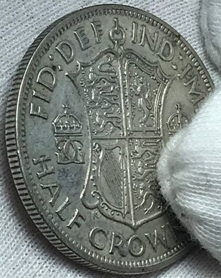 Media Corona Plata UK Jorge VI 1940 + Regalo