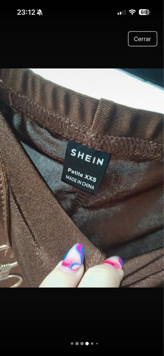 Conjunto top y pantalón marrón