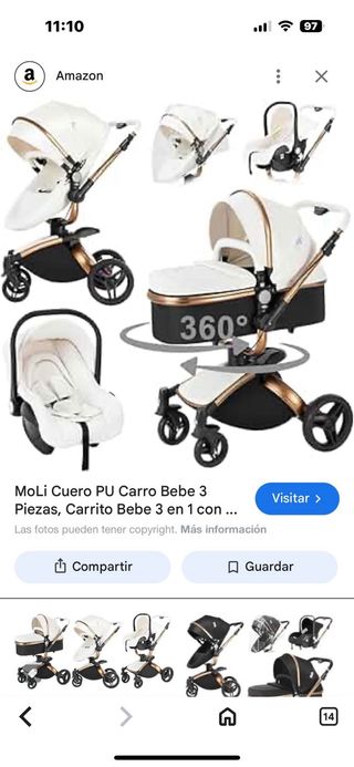 Carro de bebé 3 en 1