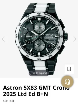 Reloj Seiko Astron GMT Cronógrafo Ed. Lim.