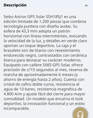 Reloj Seiko Astron GMT Cronógrafo Ed. Lim.