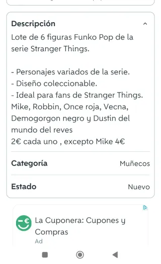 Funko Pop Stranger Things