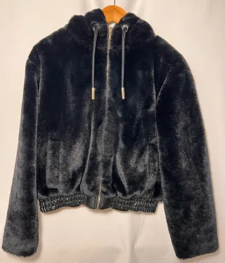 Chaqueta pelo capucha Zara Talla S