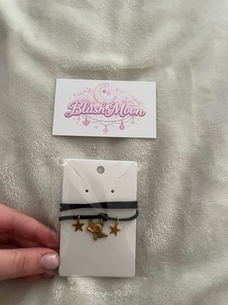 Choker Blush Moon con ciondoli