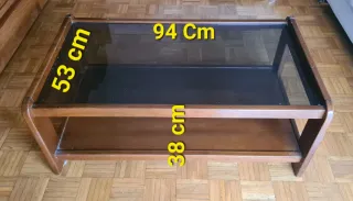 Mesa comedor extensible y 6 sillas + 2 mesitas Sal