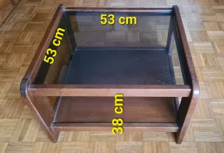 Mesa comedor extensible y 6 sillas + 2 mesitas Sal