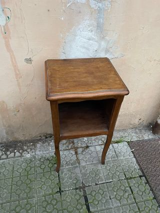 Mesilla auxiliar madera antigua