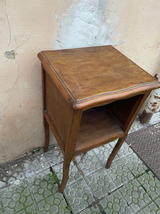 Mesilla auxiliar madera antigua