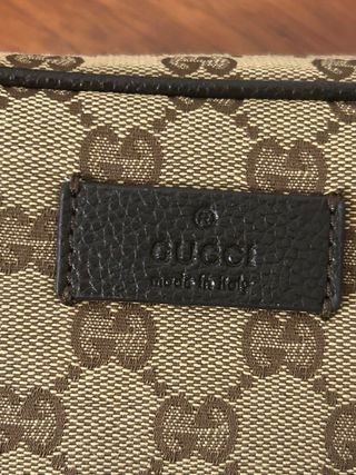 Riñonera Gucci GG Supreme Beige/Marrón