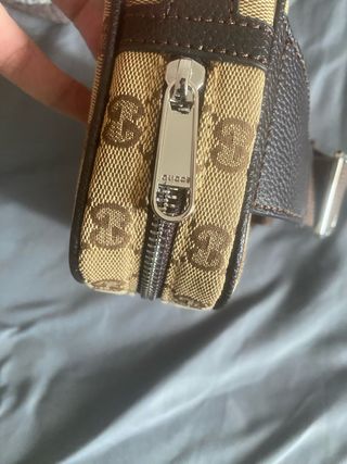 Riñonera Gucci GG Supreme Beige/Marrón