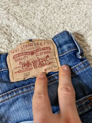Levi's 525 Shorts Vaqueros Azules