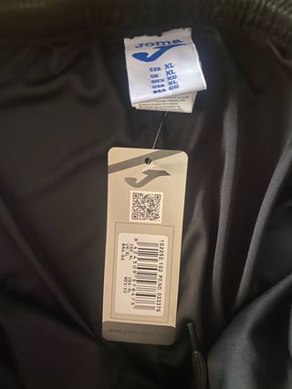 Pantalón Joma Deporte, running, gym Talla XL Negro