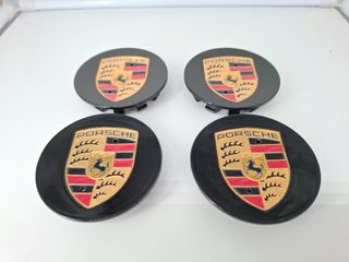 4 Coprimozzi Porsche 76mm Nuovi