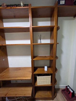 Estantería de pino macizo