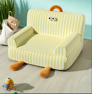 Sofá Cama Perro Rayas Suave 45cm x 35 cm