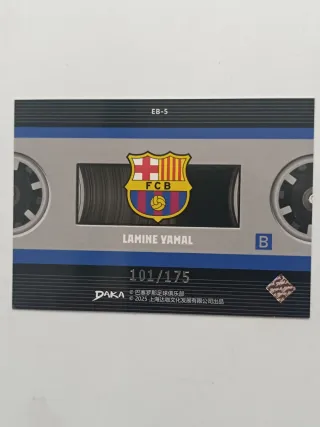 Carta Lamine Yamal Barcelona Daka 26 numerada /175