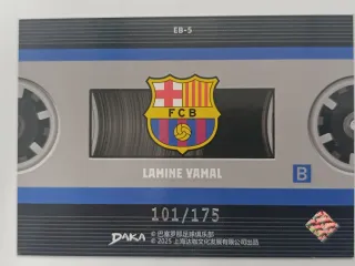 Carta Lamine Yamal Barcelona Daka 26 numerada /175