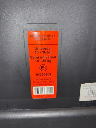 Silla coche Britax Römer