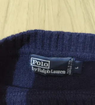 Maglione uomo Polo Ralph Lauren blu taglia L