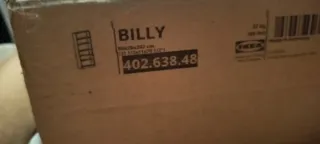 2x Librerías BILLY 80x202 cm, sin desembalar.