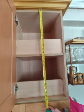 Mueble Escobero Madera Marrón