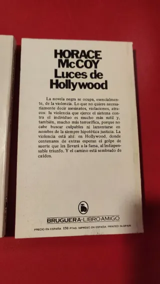 Lote 2 libros novela negra Bruguera