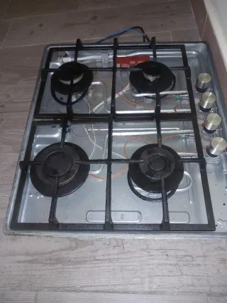 Encimera de gas butano nueva esta roto el crista