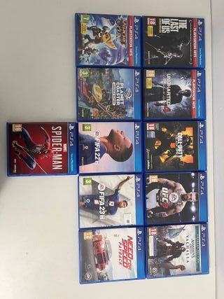 Pacchetto 11 Giochi PS4: Spider-Man, FIFA, Uncharted...