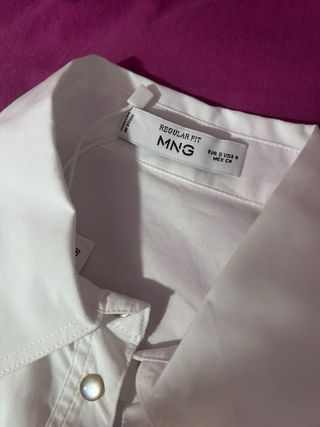 Camicia Bianca Mango Tg S Nuova