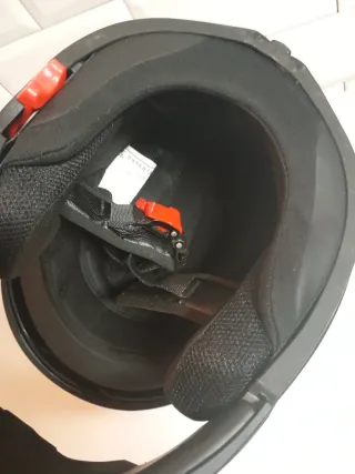 Casco de moto negro Twin Air