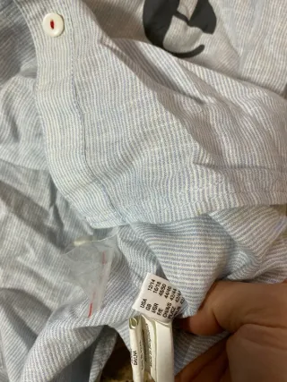 Camisa Bella Barba bordada flores y pájaro