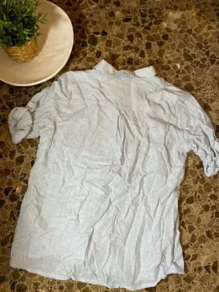 Camisa Bella Barba bordada flores y pájaro