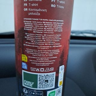 T-shirt Stranger Things Netflix Grigia